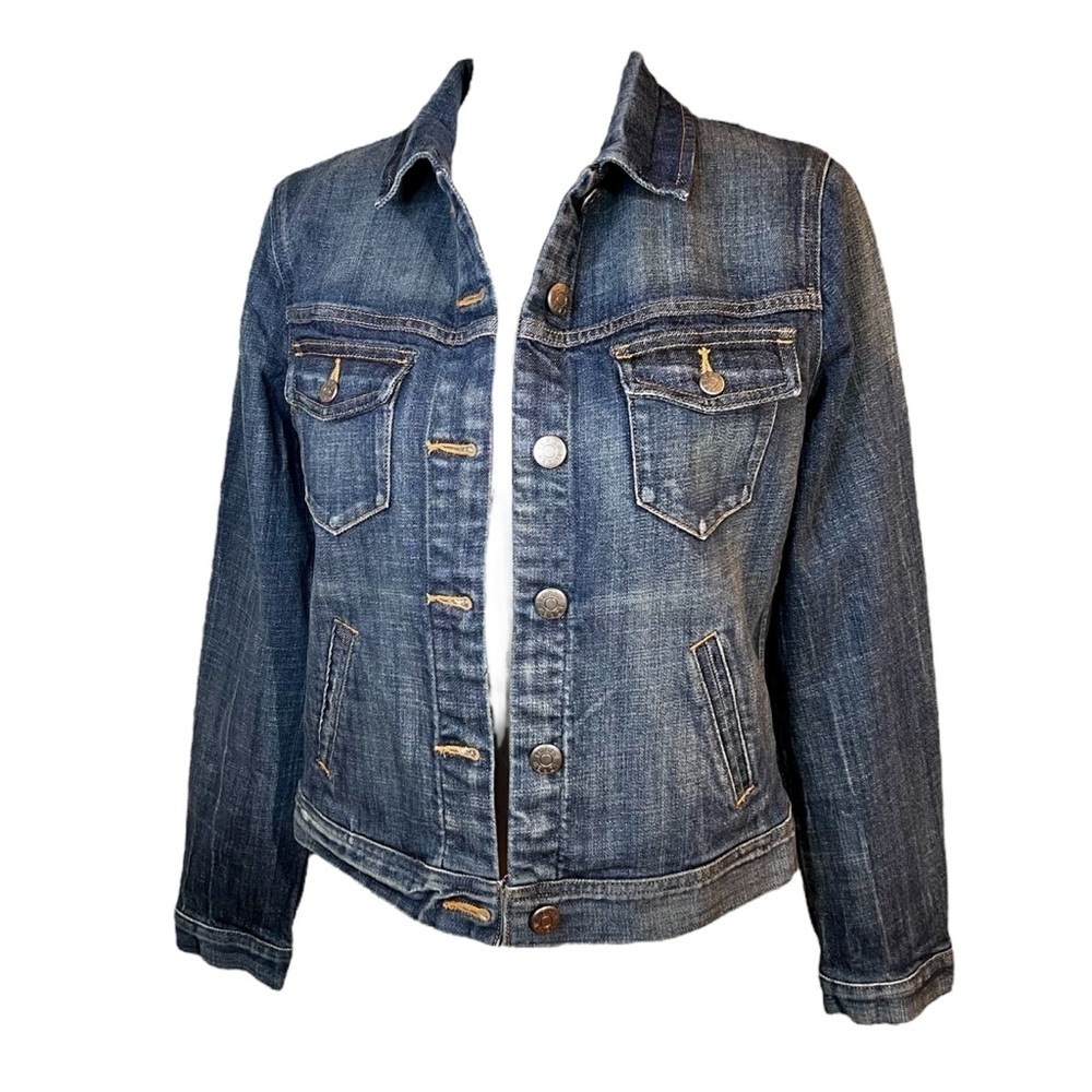 J. Crew Denim Blue Jean Jacket with Side Pockets Size S NWT